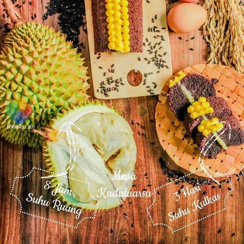 

Boketem Durian - Bolu Ketan Hitam Oleh Oleh Bandung