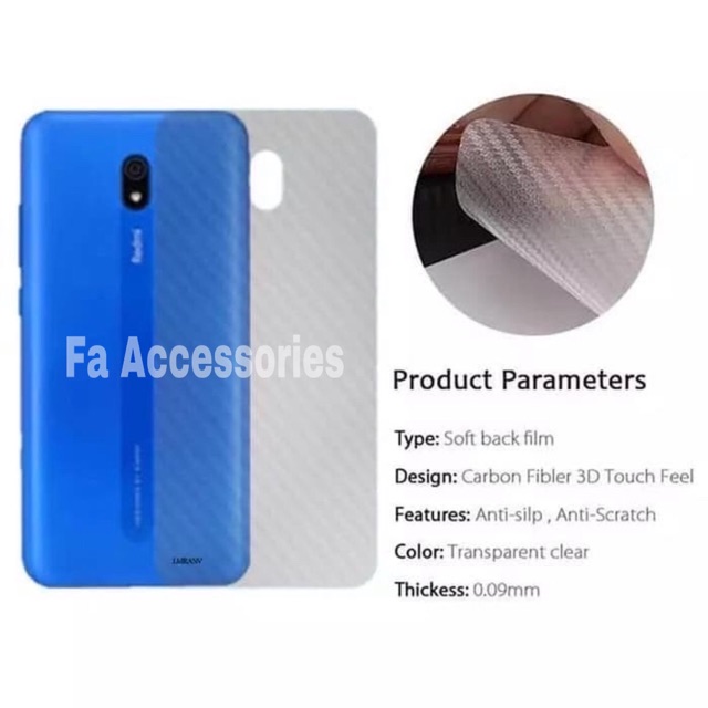 FA Xiaomi Redmi 8 8A poco x3 gt x3pro x3nfc M3 M3PRO F3 F3pro nfc pro Skin Carbon Back Screen