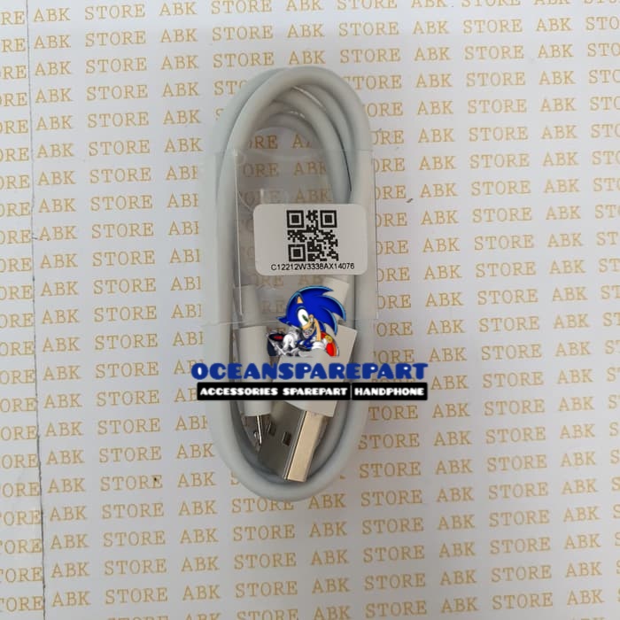 Kabel Data Charger Xiaomi Redmi 4x 5a 6 6a Micro Usb ORI 100% (Putih)