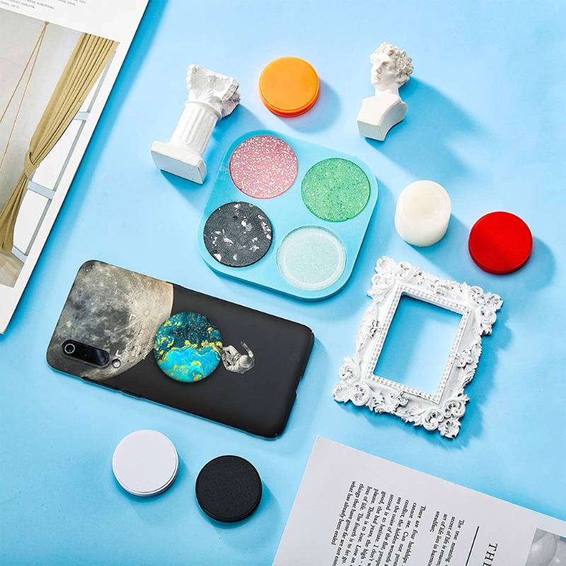 SIY  Phone Socket Silicone Mold Round Resin Mold Phone Grip Epoxy Resin Casting Molds