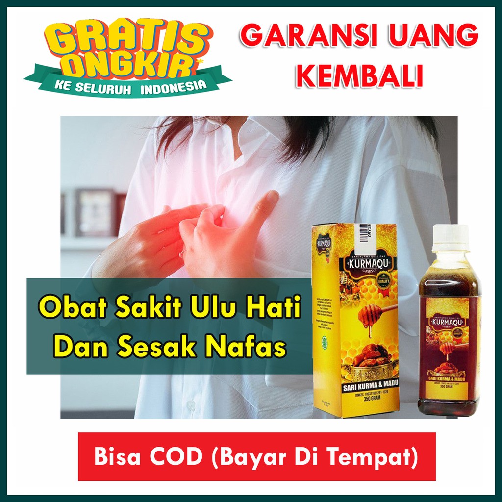 Cod Obat Sakit Ulu Hati Dan Sesak Nafas Obat Nyeri Ulu Hati Dan Mual Kurmaqu Original Shopee Indonesia