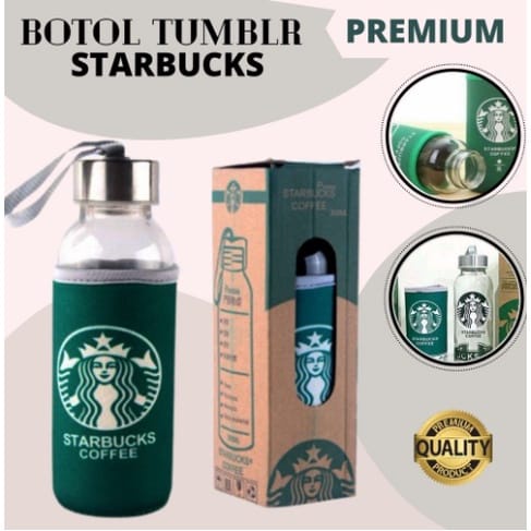 Jual Botol Minum Kaca Starbucks Tumbler Starbucks 300 Ml Shopee Indonesia