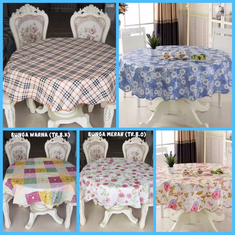 taplak meja bulat anti air