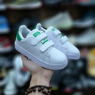 all white stan smith youth