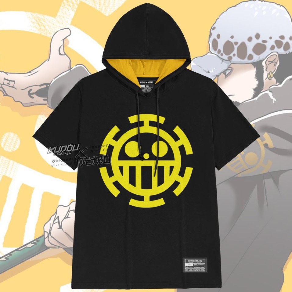 Kudou x Metro - Tshirt Hoodie Trafalgar Law Death Gold Anime One Piece