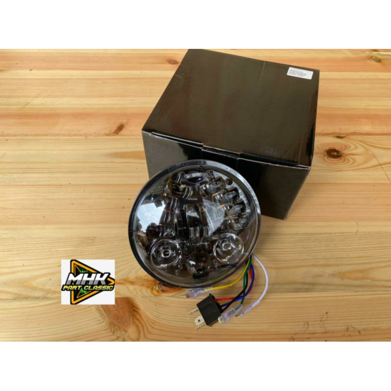 Lampu Depan Daymaker 16 LED original DOT SAE h Daymaker 16 LED CB GL MP TIGER daymaker 4 LED 5 inch