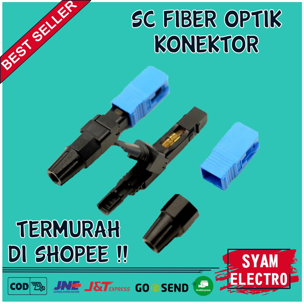 FIBER OPTIC FIBER OPTIK FAST CONNECTOR FIBER OPTIK KONEKTOR CONNECTOR FIBER OPTIK  FAST KONEKTOR