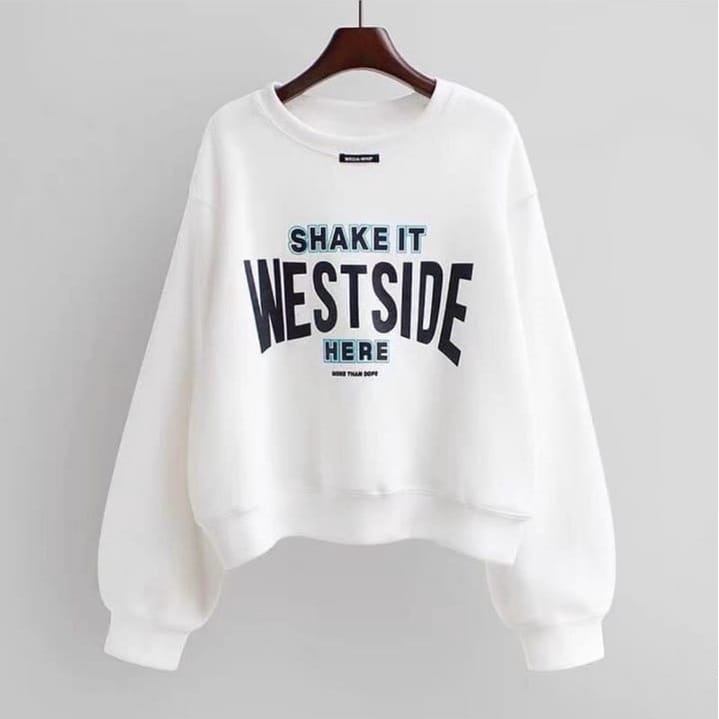 BEFAST - ZEC Sweater GIVEN / Sweater Shake It West Side / Swetaer Unisex / Sweater Kekinian Remaja / Sweater Keluaran Terbaru / Sweater OOTD Remaja / Sweater Motif