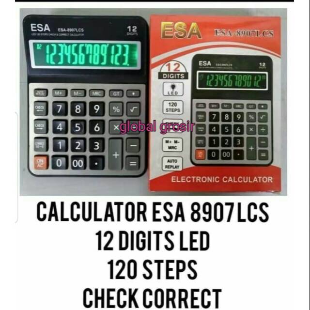 

KALKULATOR ESA 8907LCS 12 DIGIT