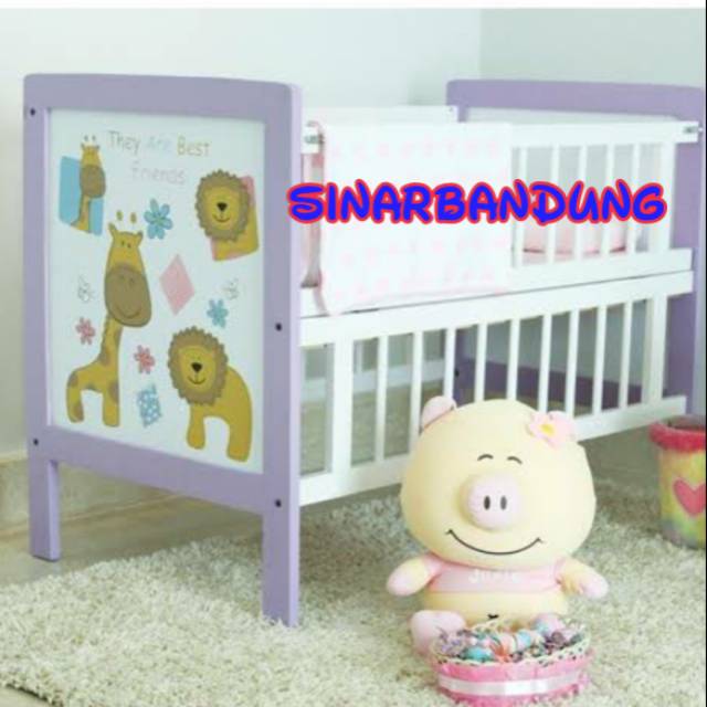 RANJANG BAYI BABY BOX KAYU ASLI KUAT KOKOH