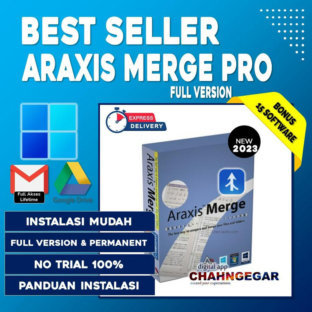 Araxis Merge Professional 2023 Full Version Software kode pemrograman Three-Way File Comparison and Merging