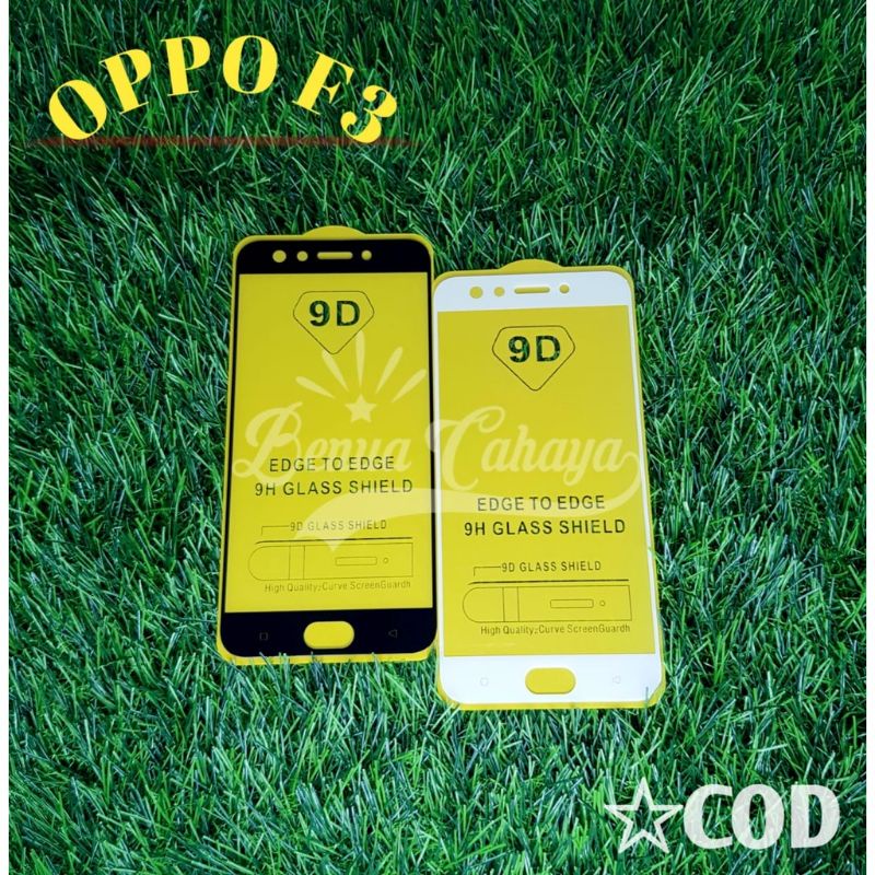 tempered glass full lapis hitam type OPPO F1/A35/F3/F5/A79/F5 youth/F7/f11/F11 pro/F1F/F1+/F1 plus