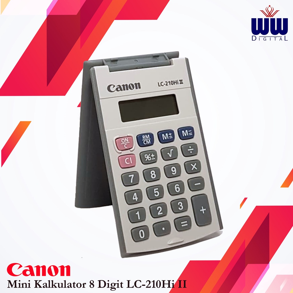 

CANON Mini Kalkulator 8 Digit LC-210Hi II