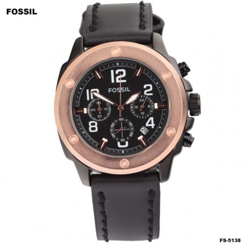 jam tangan pria fosil chrn 5138