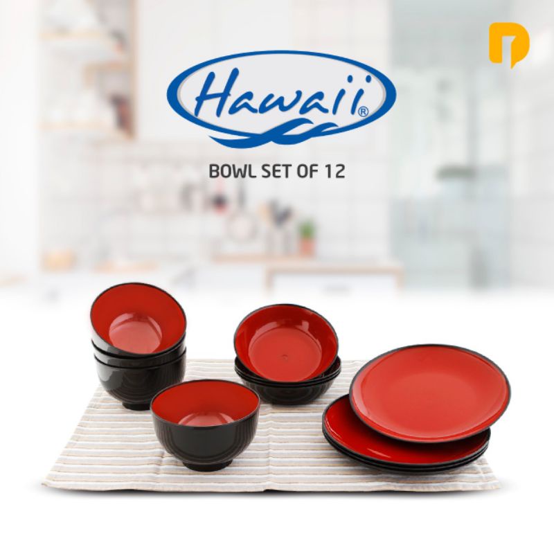 Set Alat Makan Piring Mangkuk