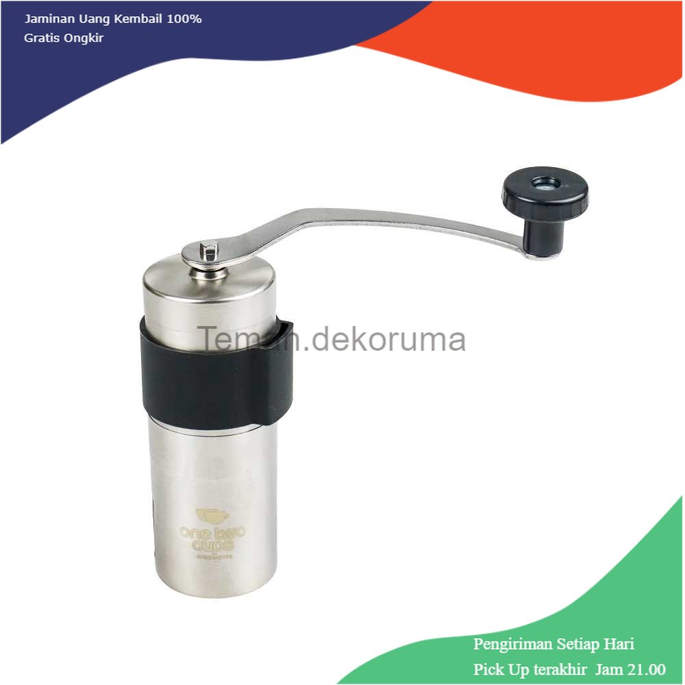 TD - RUM One Two Cups Alat Penggiling Kopi Manual Coffee Grinder - RHNHA0176