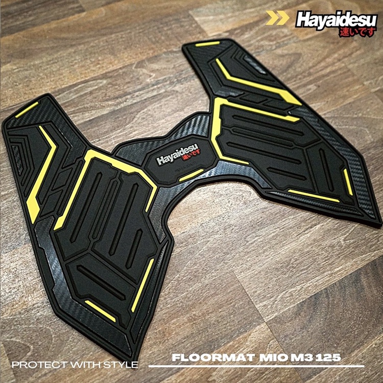 Karpet Motor Mio M3 Hayaidesu Floor Mat Body Protector Aksesoris Yamaha