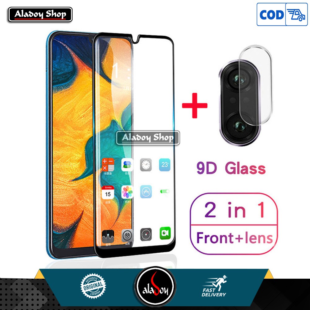 Paket Tempered Glass Layar Dan Tempered Glass Camera Lens Samsung A30