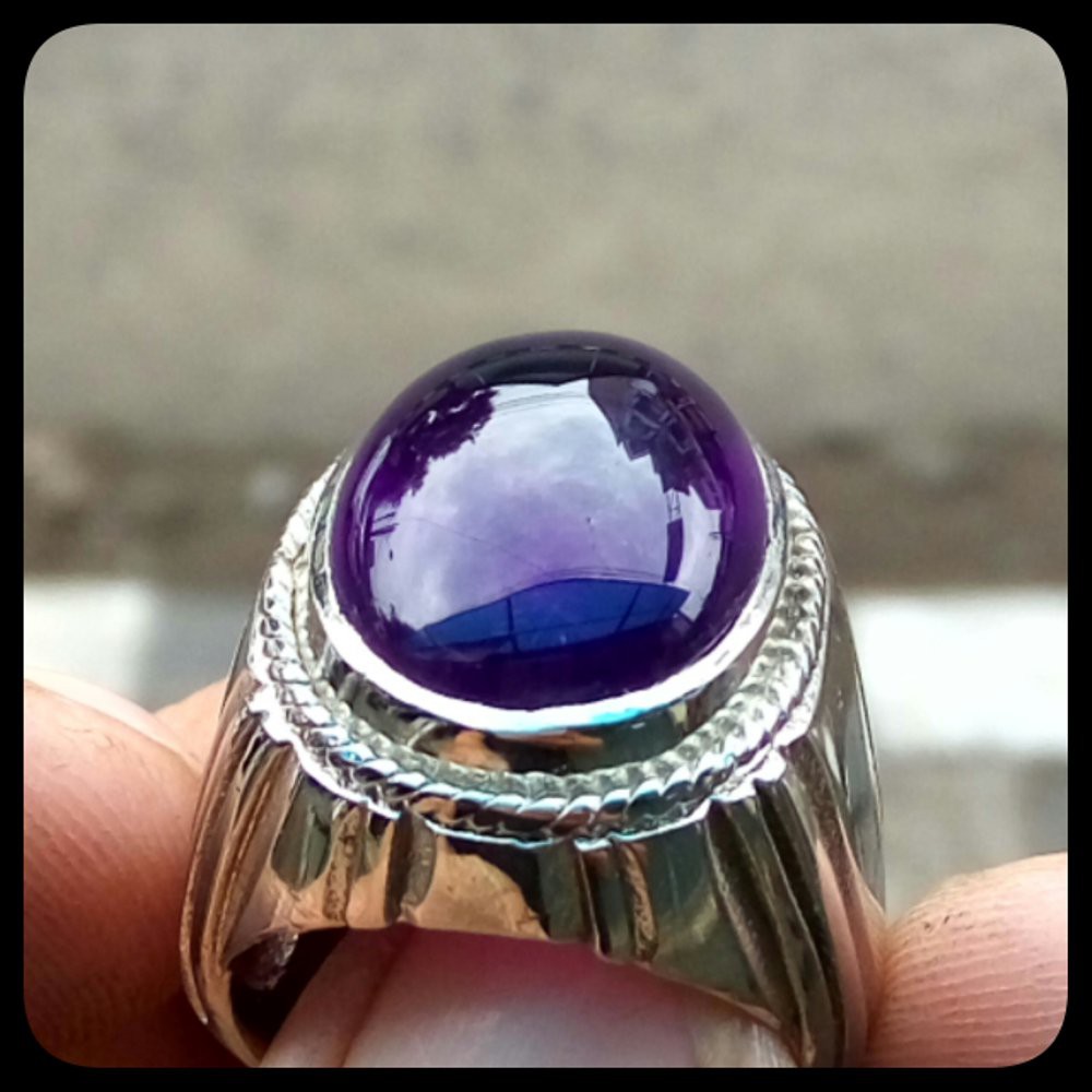 CINCIN KECUBUNG AMETHYST PANGKALAN BUN GRADE AAA+