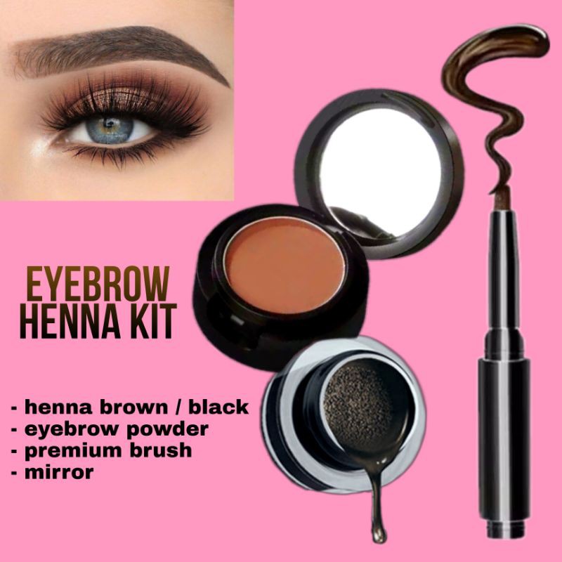 Henna Alis &amp; Eyebrow Powder tahan lama HALAL karite