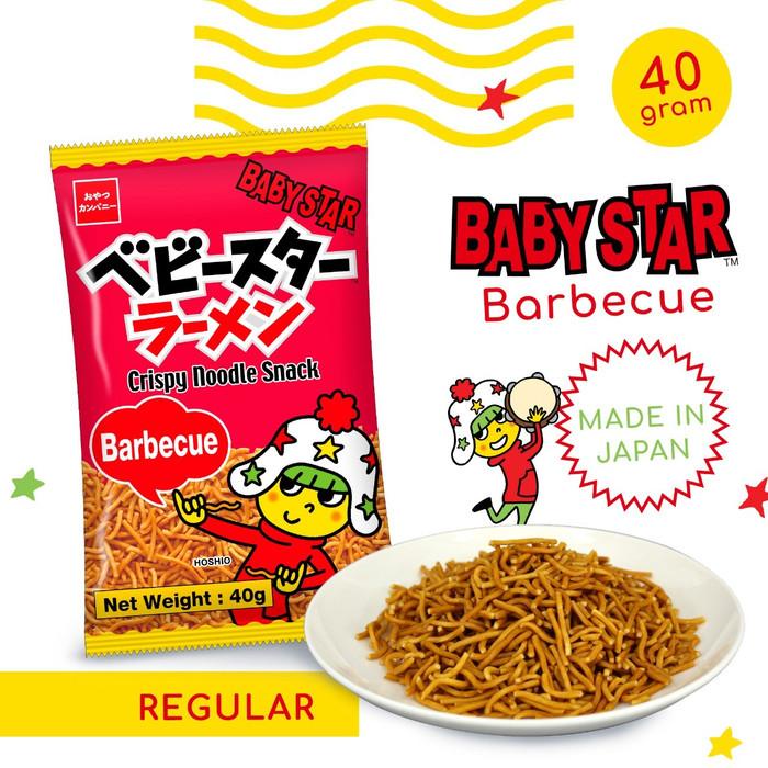 

Baby Star - Oyatsu Crispy Noodle Snack 40g (Barbecue Flavour) - BARBEC