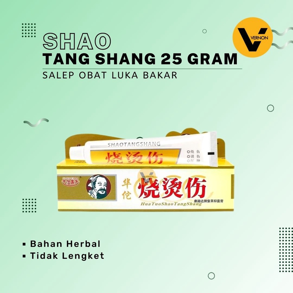 Huatuo Shao Tang Shang Herbal Cina Salep Obat Luka Bakar Keloid Ampuh