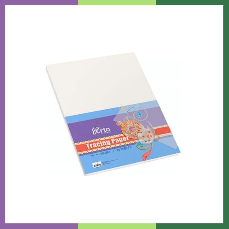 

Arto Tracing Paper A4 60 Gsm, 20 Sheets