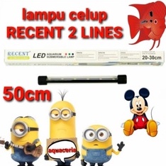 lampu led aquarium termurah recent 2 lines 50 cm