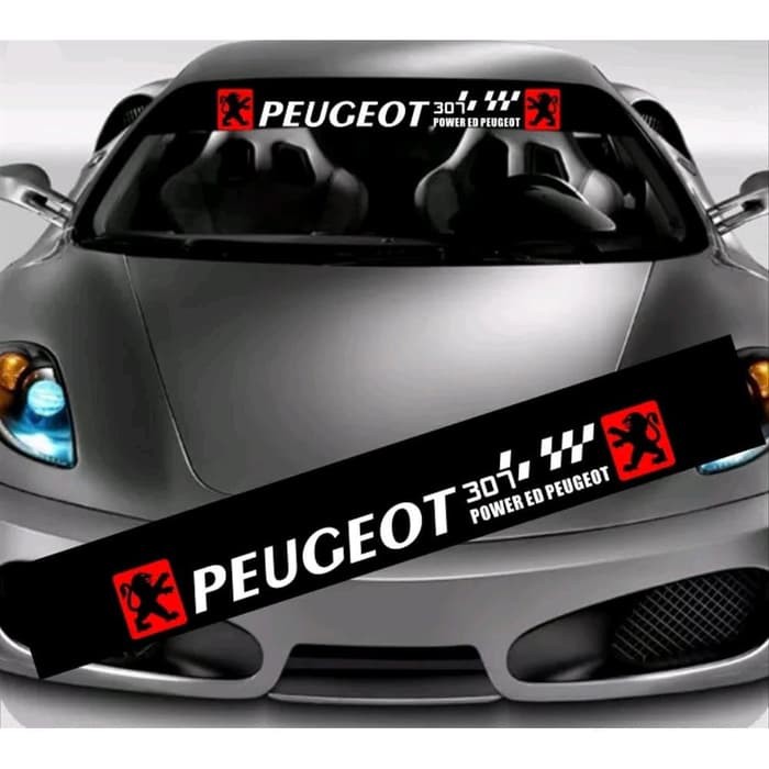 terlaris stiker sticker mobil stiker peugeot stripe kaca mobil peugeot sticker peugeot terbaru