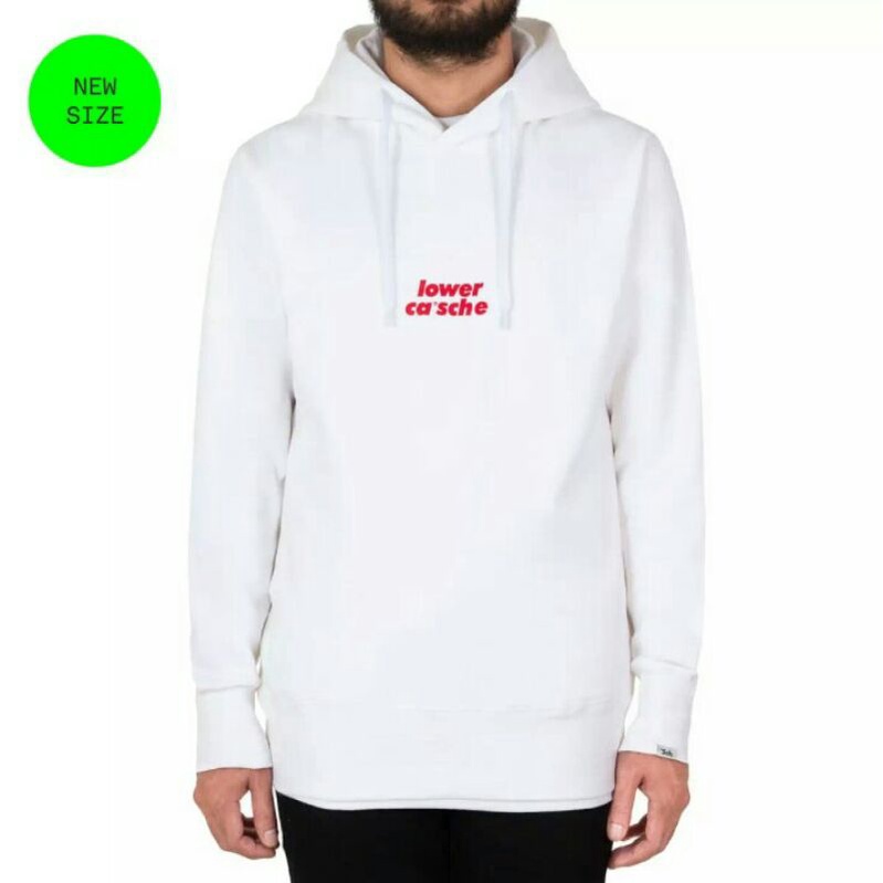 Sch White Hoodie Sweater Jaket