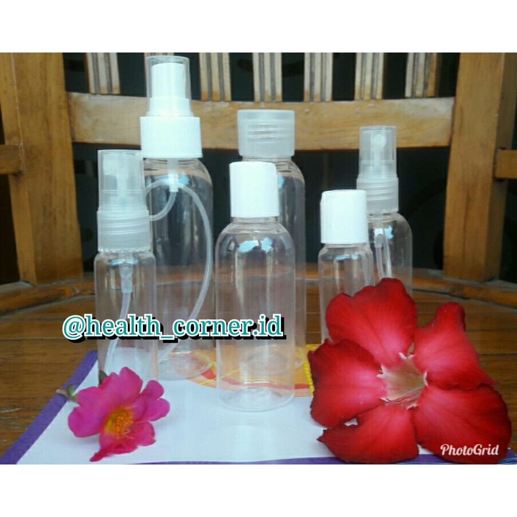 Botol Plastik - Botol Spray - Botol Fliptop - Botol Prestop - Botol Transparan - Botol Bening