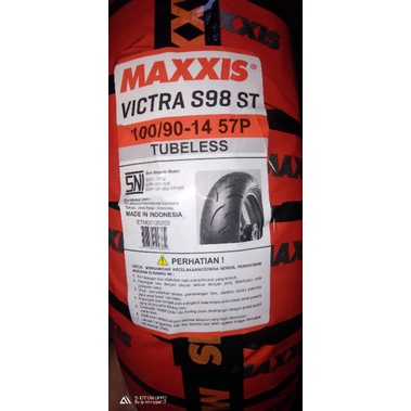 Maxxis 100/90-14 Victra tubeless