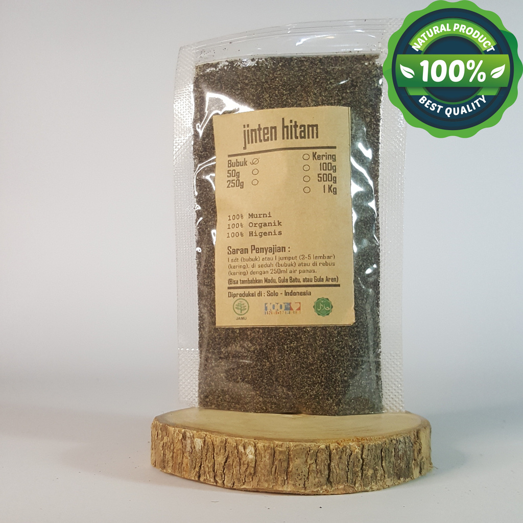 

JINTEN HITAM IMPORT BUBUK 250 GRAM - Nigella Sativa - MURNI - JS