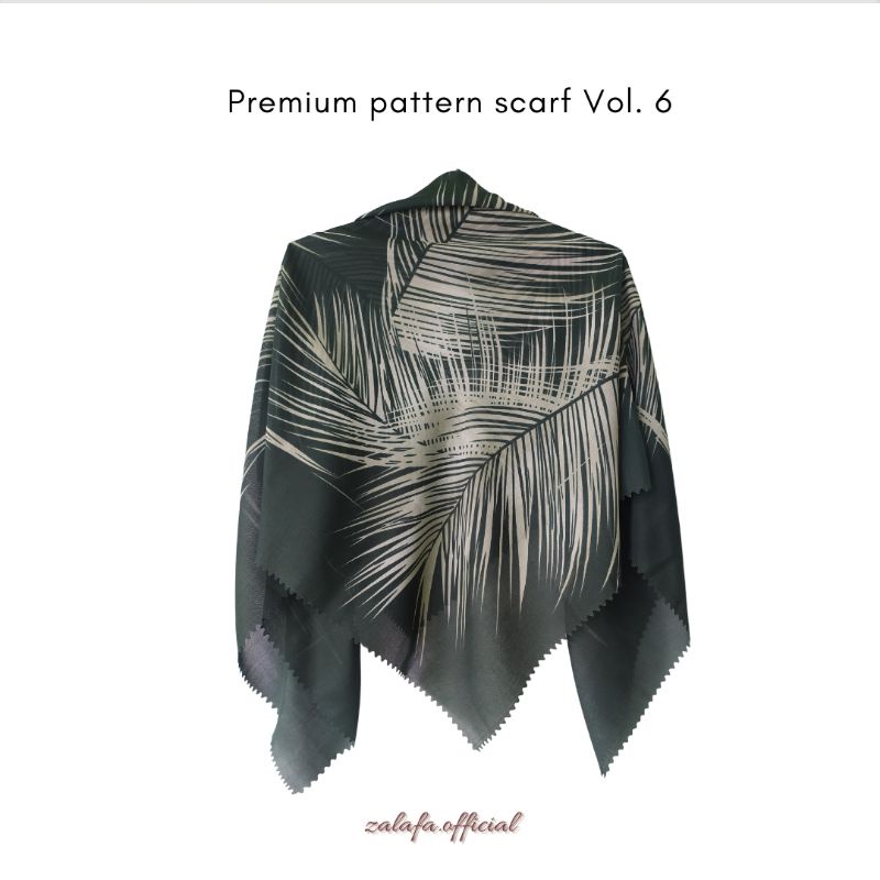 JILBAB MOTIF PREMIUM *Hijau Botol*