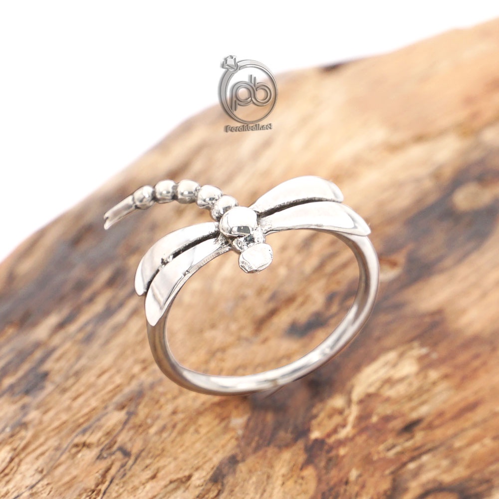 Cincin Wanita Perak Bali 925 Silver Asli Capung Bedok