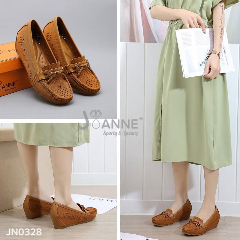 RESTOCK!! JOANNE Sepatu Wedges Shoes Import JN0328 [ORIGINAL BRAND]