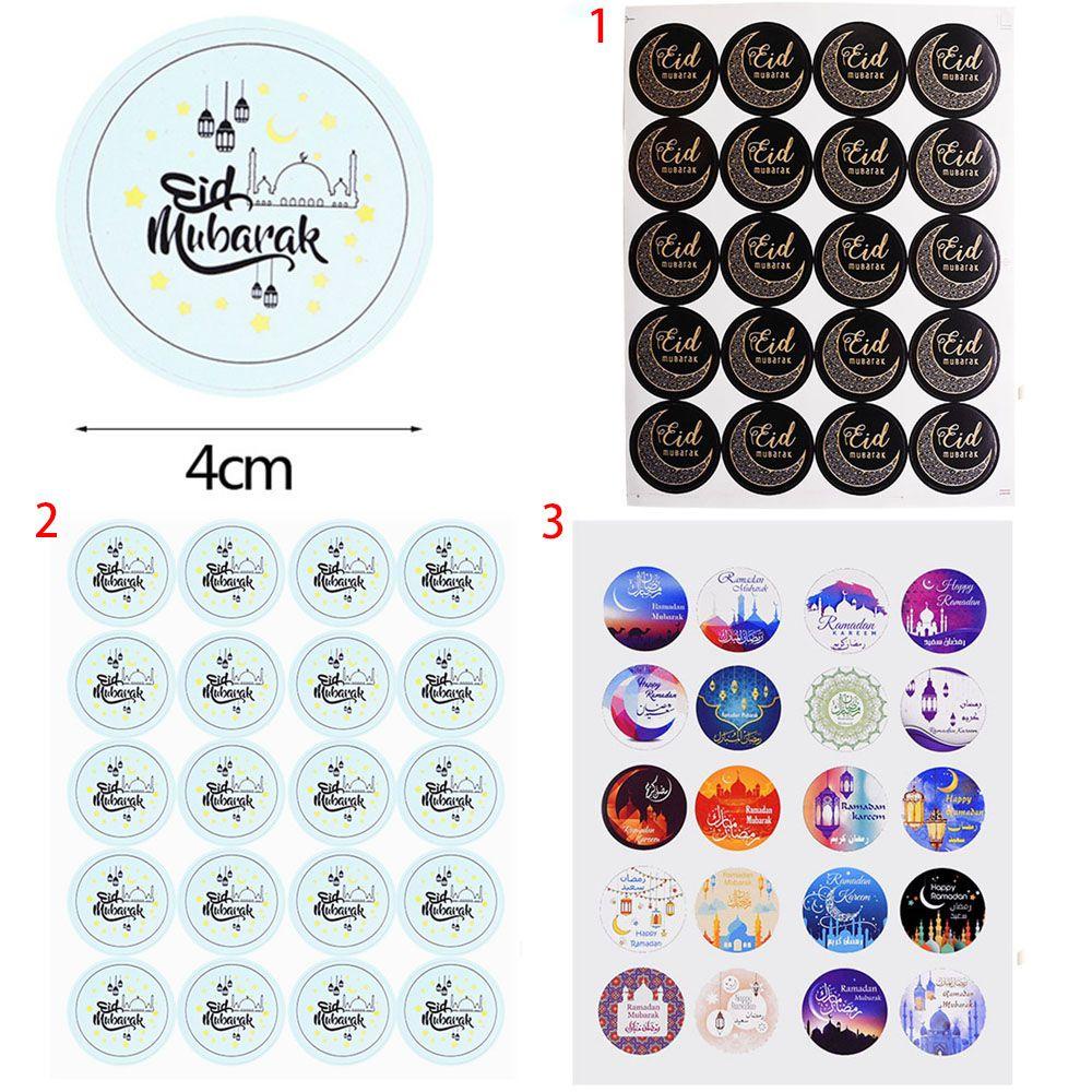 MXBEAUTY Stiker Blessed Ramadhan Kartu Ucapan Dekor Sealing Ulang Tahun Party Decor Tag