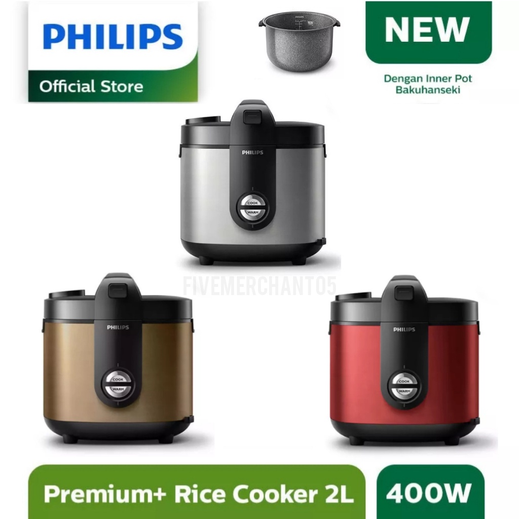 Rice Cooker Philips HD 3138 2L Bakuhanseki Inner Pot Magic Com Philips Penanak Nasi Philips 3138