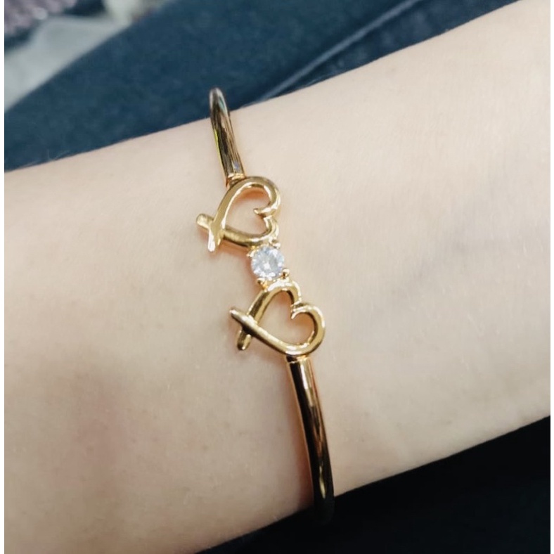 gelang wanita //gelang bangle//grlang mutiara//perhiasan penganti emas//gelang