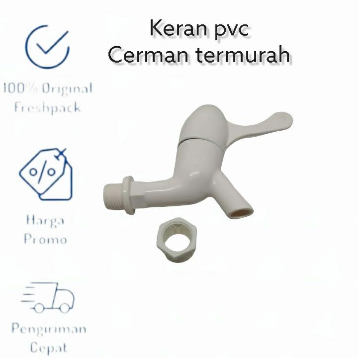 kran tembok Pvc ABS 1/2inch kran tembok 1/2&quot;Carmen keran tembok termurah