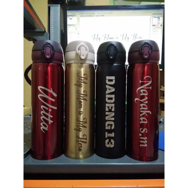 tumbler / termos custom nama sendiri