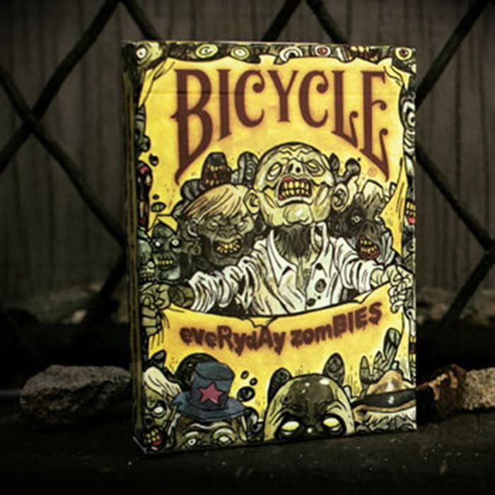Import BICYCLE Mainan Sulap Kartu Poker Motif Zombie untuk Koleksi