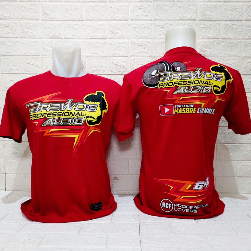 kaos sound system brewog audio / kaos brewog / bisa bayar di tempat