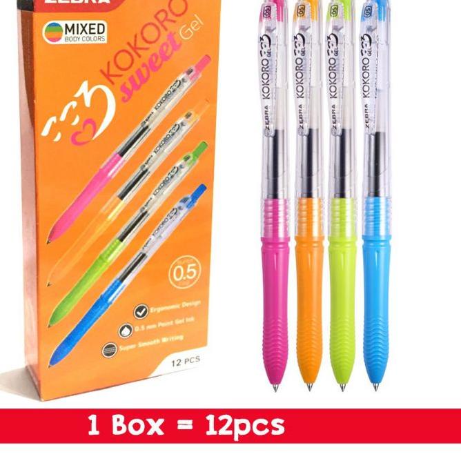 

DAPATKAN SEGERA Pulpen Zebra Sweet Gel Kokoro 0.5mm ( 12 pcs ) SJ***