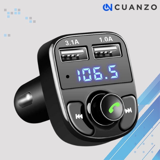 Bluetooth Audio Receiver FM Transmitter Handsfree with USB Car Charger / Audio receiver Bluetooth Mobil Speaker Aktif / Car Bluetooth Receiver Transmitter Aux Wireless Audio Receiver / Pemancar FM Bluetooth Mobil Wireless Portable Murah Original