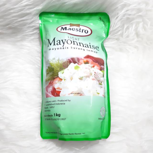 

Maestro Light Mayonnaise 1 kg | Mayonnaise Light | Mayonnaise Rendah Lemak