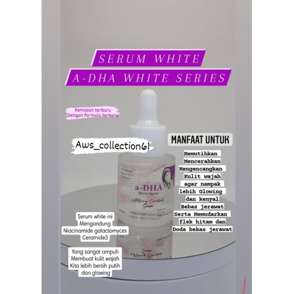 Adha white series Serum whitening