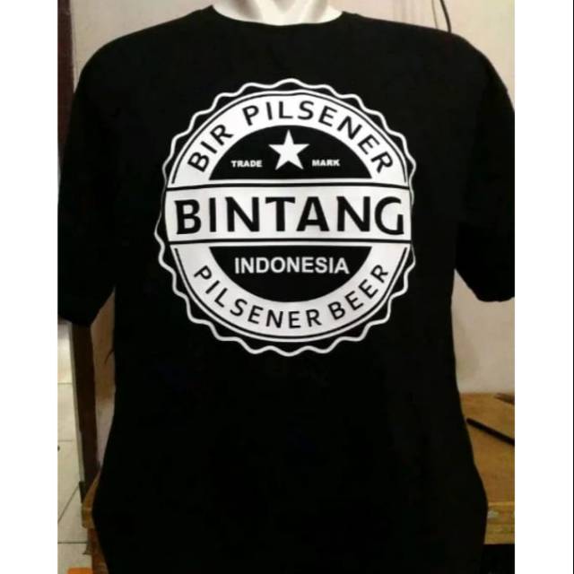 Tshirt baju Kaos bir PILSENER BINTANG