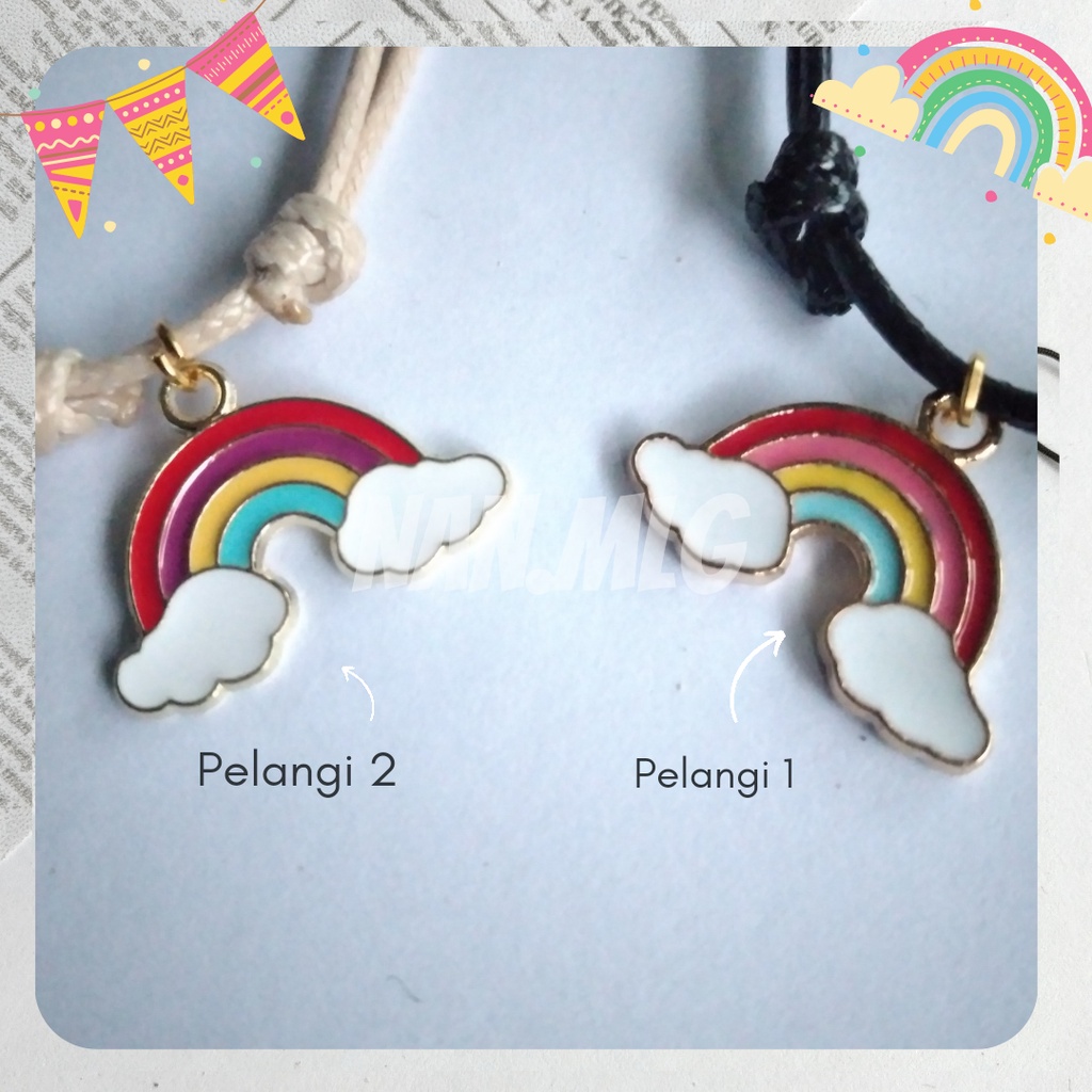 Gelang Tali Rainbow Gelang Pelangi