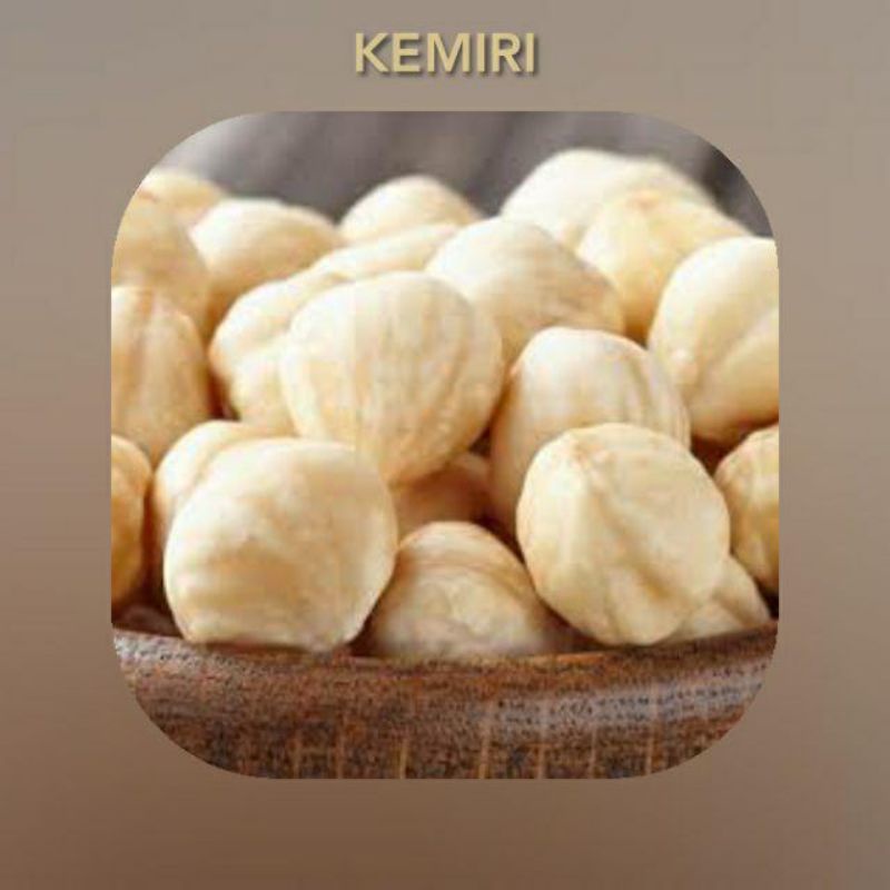 

BUMBU MASAK//KEMIRI BULAT ALAMI UTUH